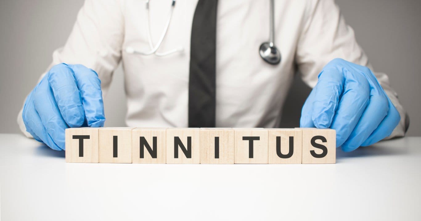AN image with blocks arranged to show Tinnitus, which is a specialized care provided by RASYA Clinic